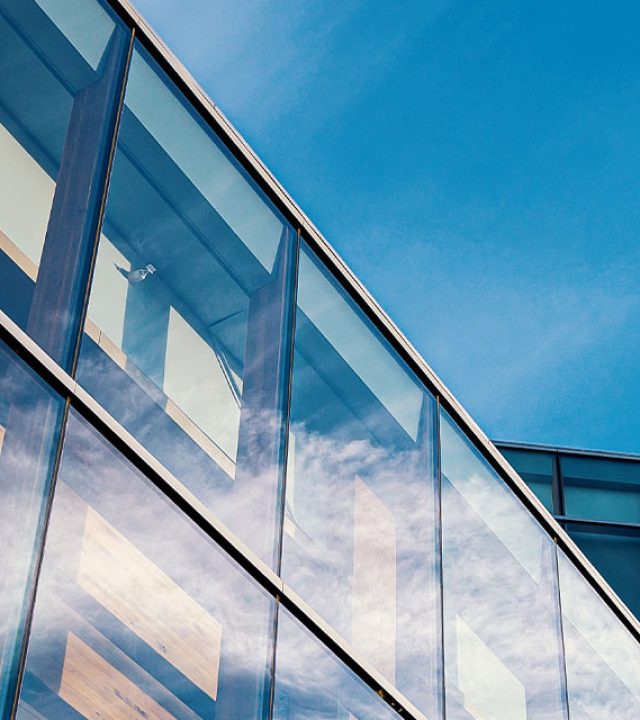 glass building